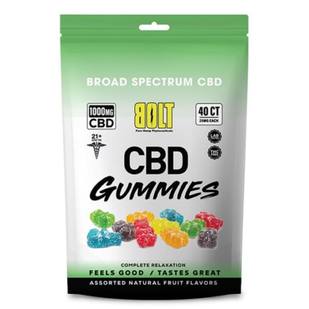 Bolt CBD Gummy Bag in 1000mg size