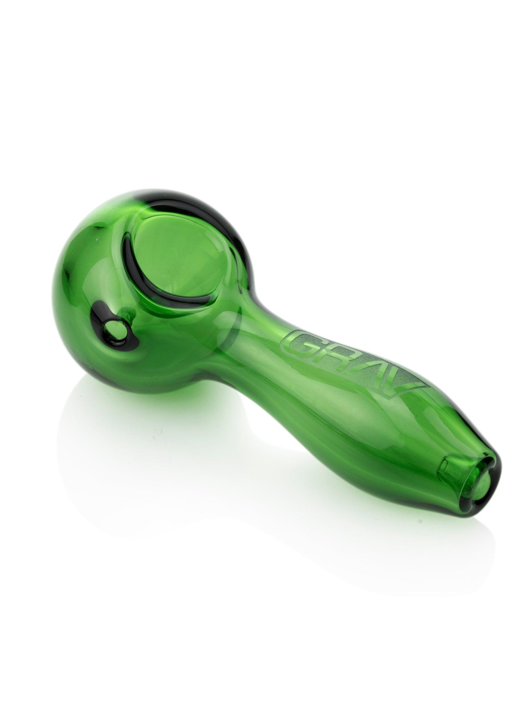 Green GRAV Classic Spoon glass hand pipe