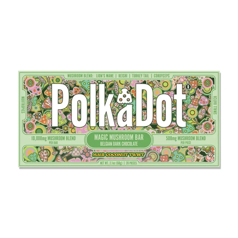 PolkaDot Maui Coconut Twist Chocolate Bar