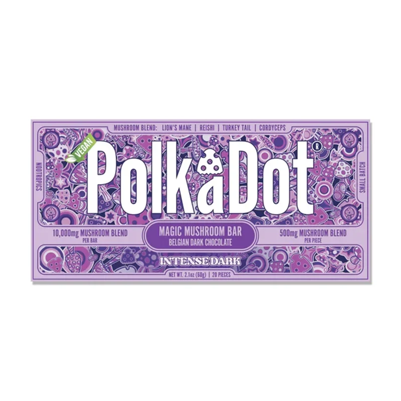 PolkaDot Intense Dark Chocolate Bar
