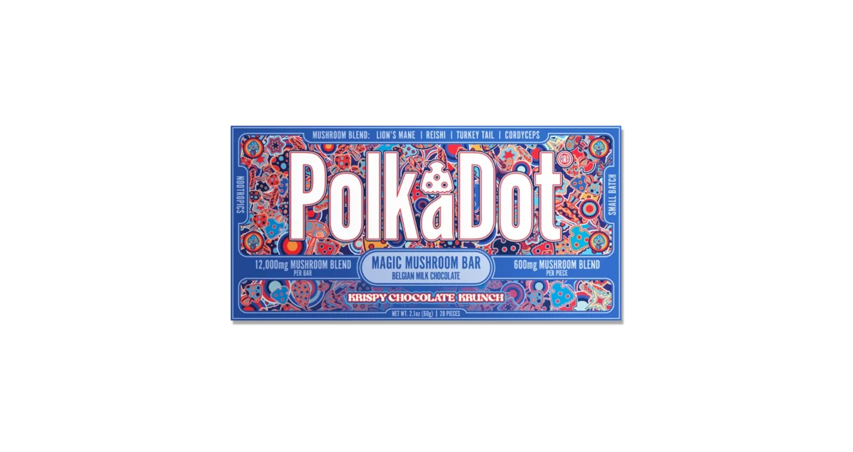PolkaDot Krispy Chocolate Krunch Chocolate Bar (12,000 MG)