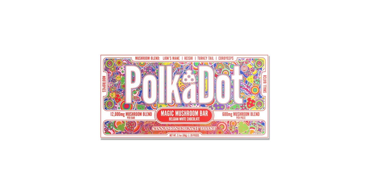 PolkaDot Cinnamon French Toast Chocolate Bar (12,000 MG)