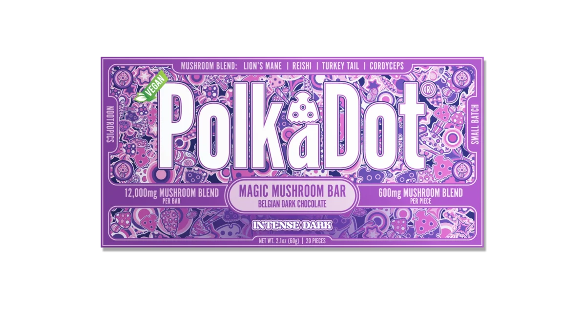 PolkaDot Intense Dark Chocolate Bar (12,000 MG)