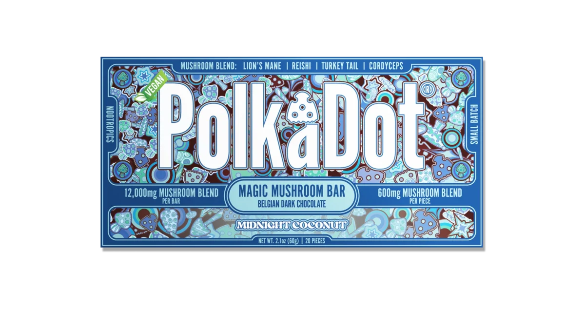 PolkaDot Coconut Bound Chocolate Bar (12,000 MG)