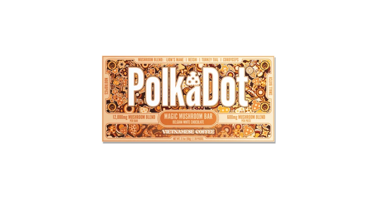 PolkaDot Viet Ice Coffee Chocolate Bar (12,000 MG)