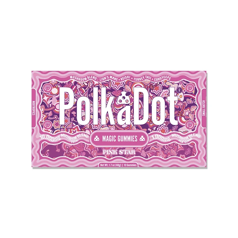 PolkaDot Pink Star Gummies