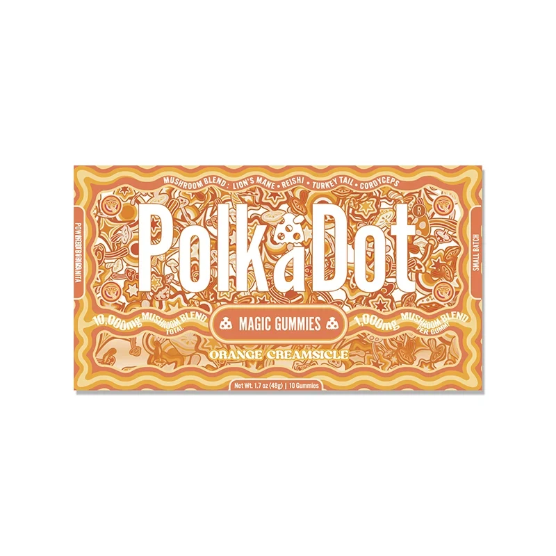 PolkaDot Orange Creamsicle Gummies