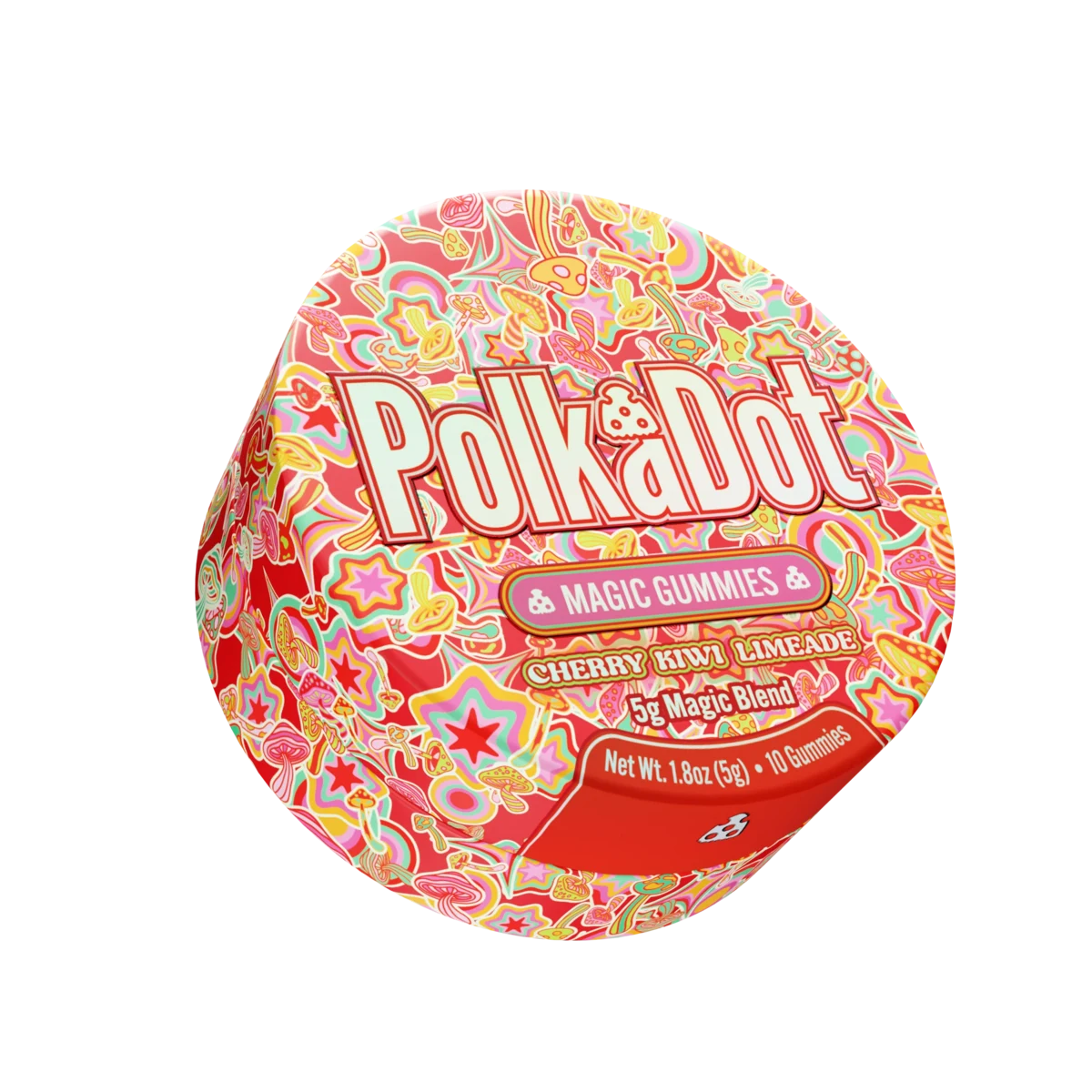 PolkaDot Cherry Kiwi Limeade Gummies (Tin)