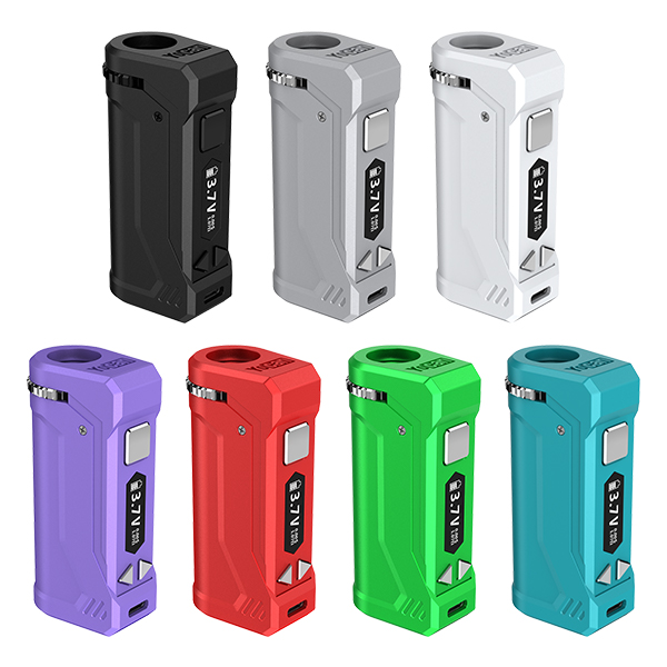 Yocan UNI Pro 2.0 batteries in seven available colors